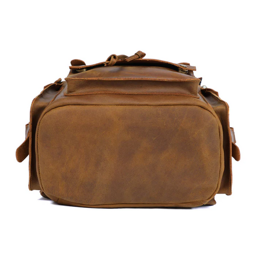 KYLO - Brauner Leder-Rucksack
