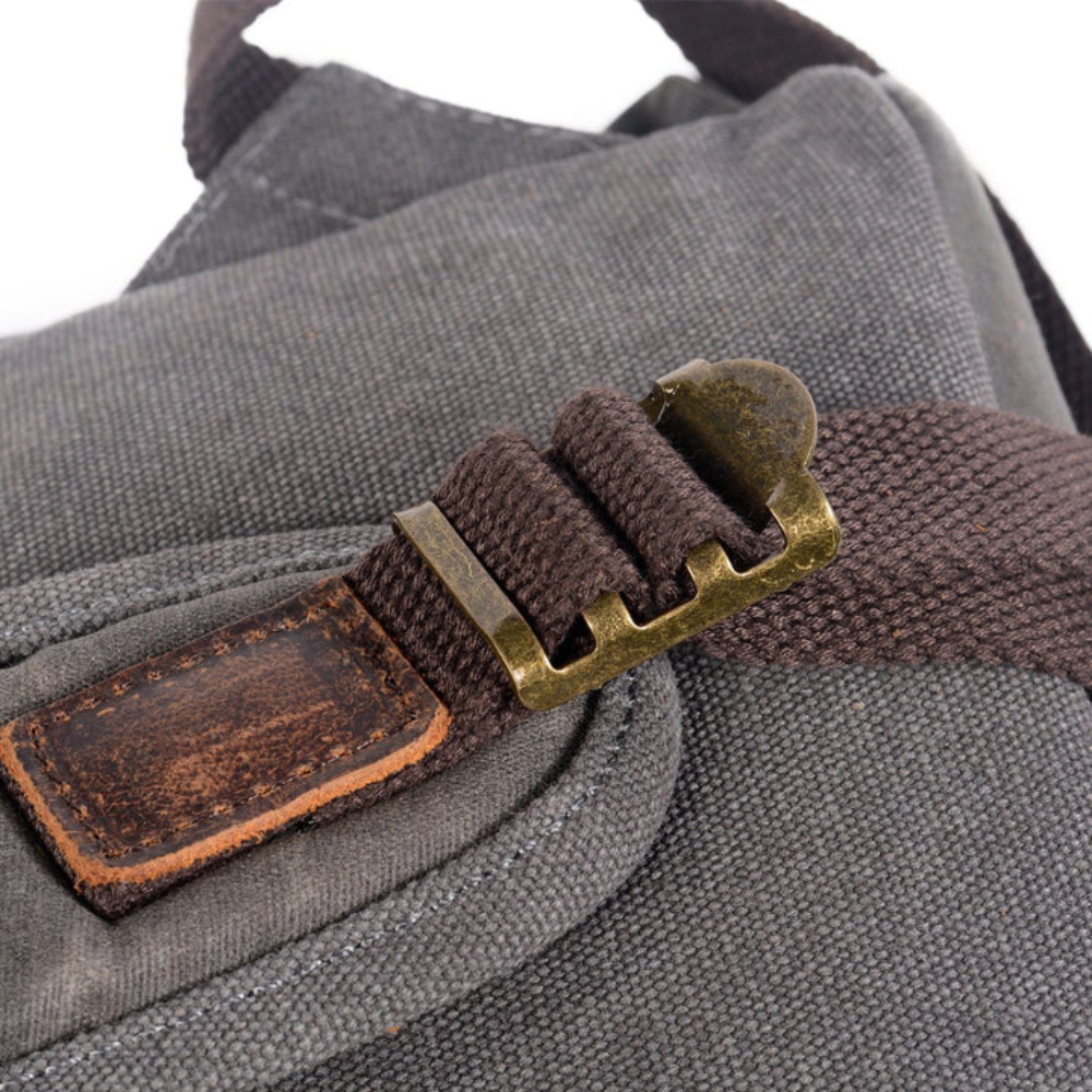 Larsen - Canvas Leather Backpack