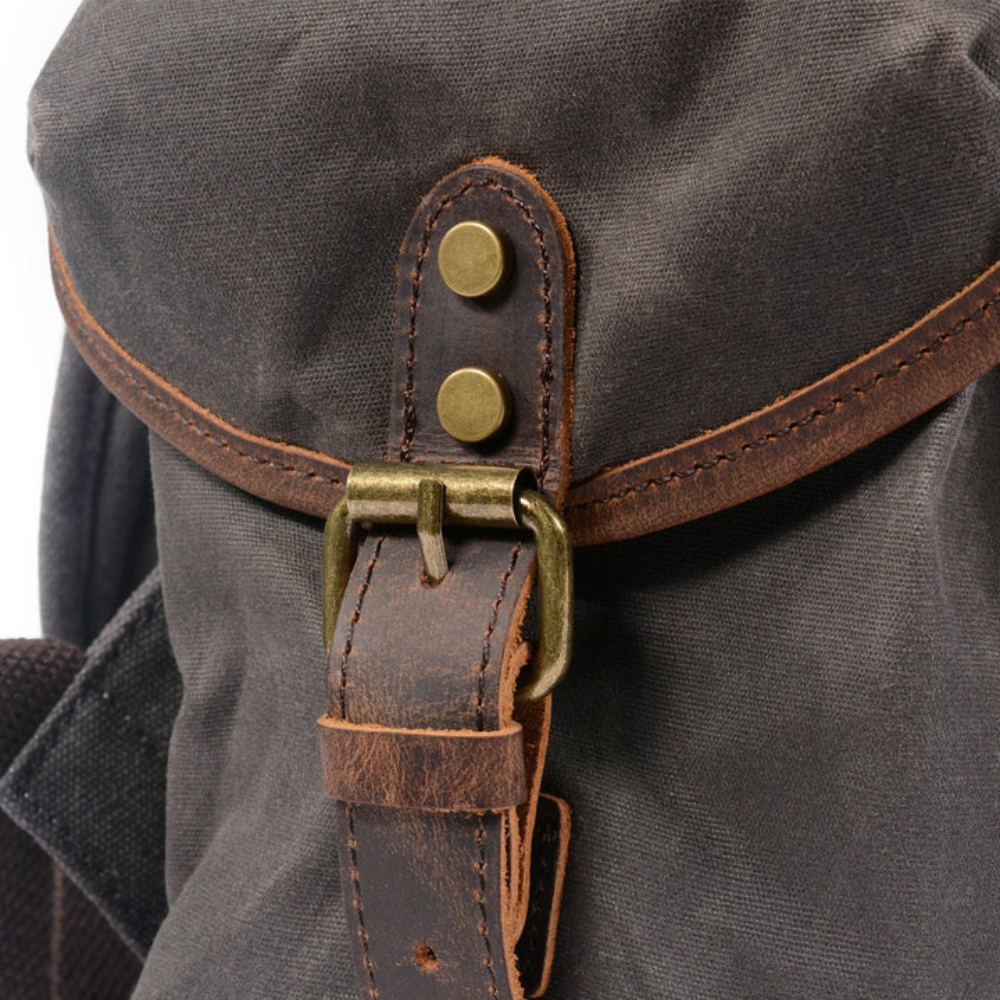 Larsen - Canvas Leather Backpack