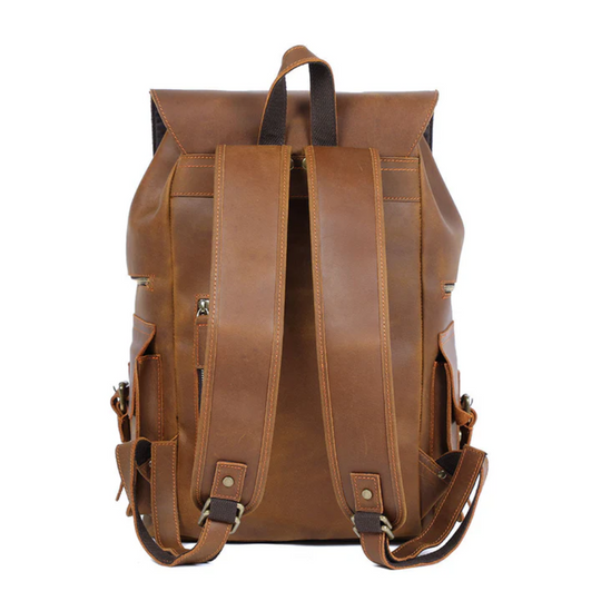 KYLO - Brauner Leder-Rucksack
