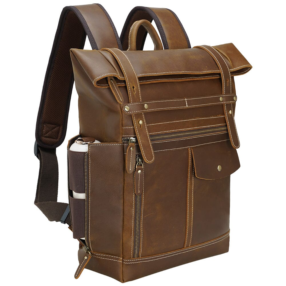 VINSON - Leder Laptop-Buchtasche