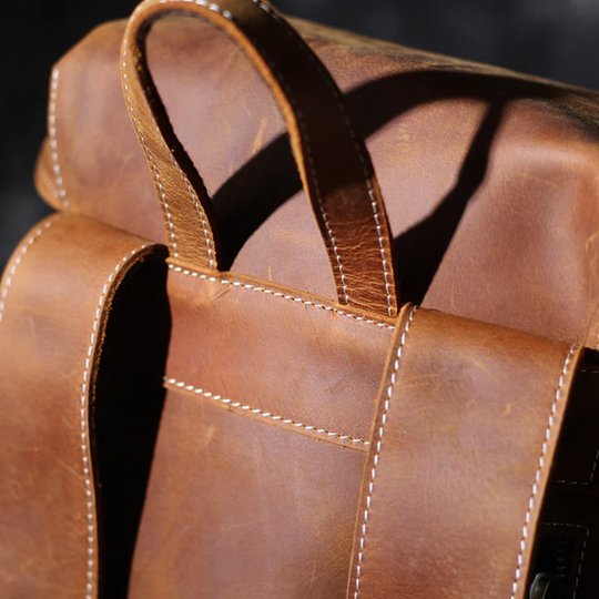 CADIZ - Leather Knapsack