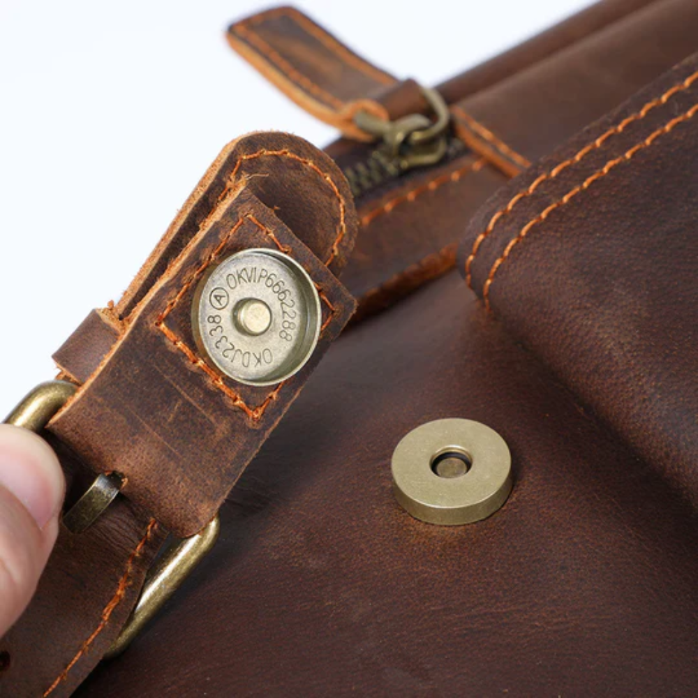 Leder Laptop-Rucksack | Alexander