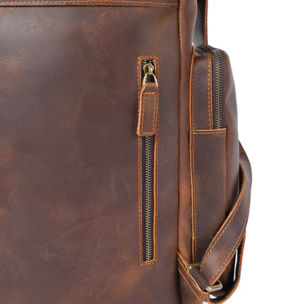 Leder Laptop-Rucksack | Alexander