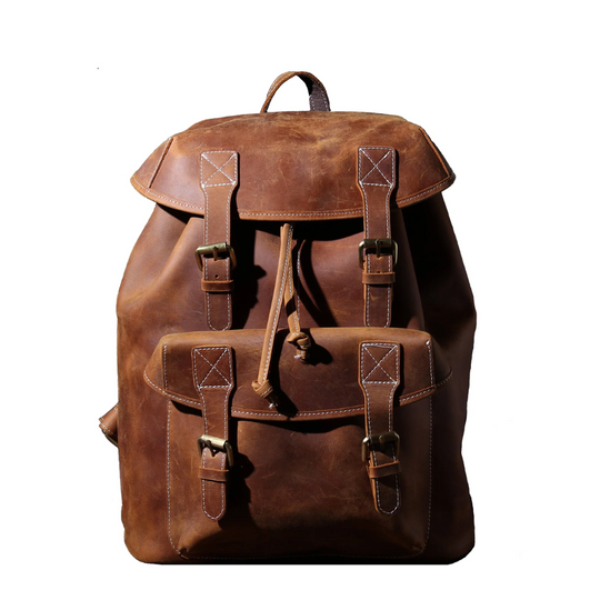 CADIZ - Leather Knapsack