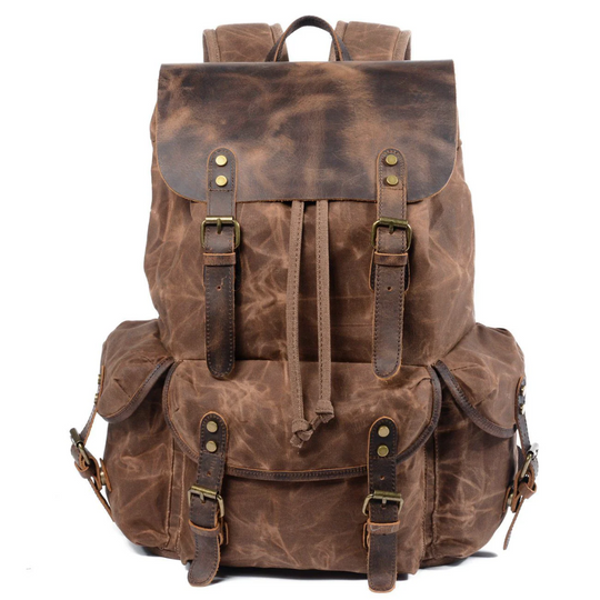 Larsen - Canvas Leather Backpack