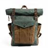 NARIK - Waxed Canvas Roll Top Backpack