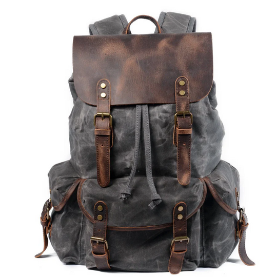 Larsen - Canvas Leather Backpack