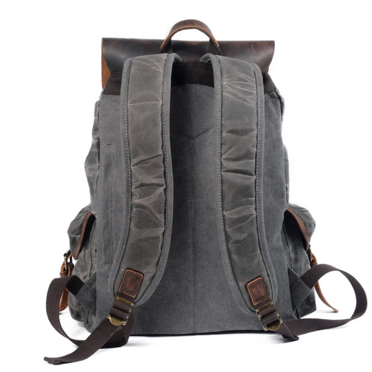 Larsen - Canvas Leather Backpack