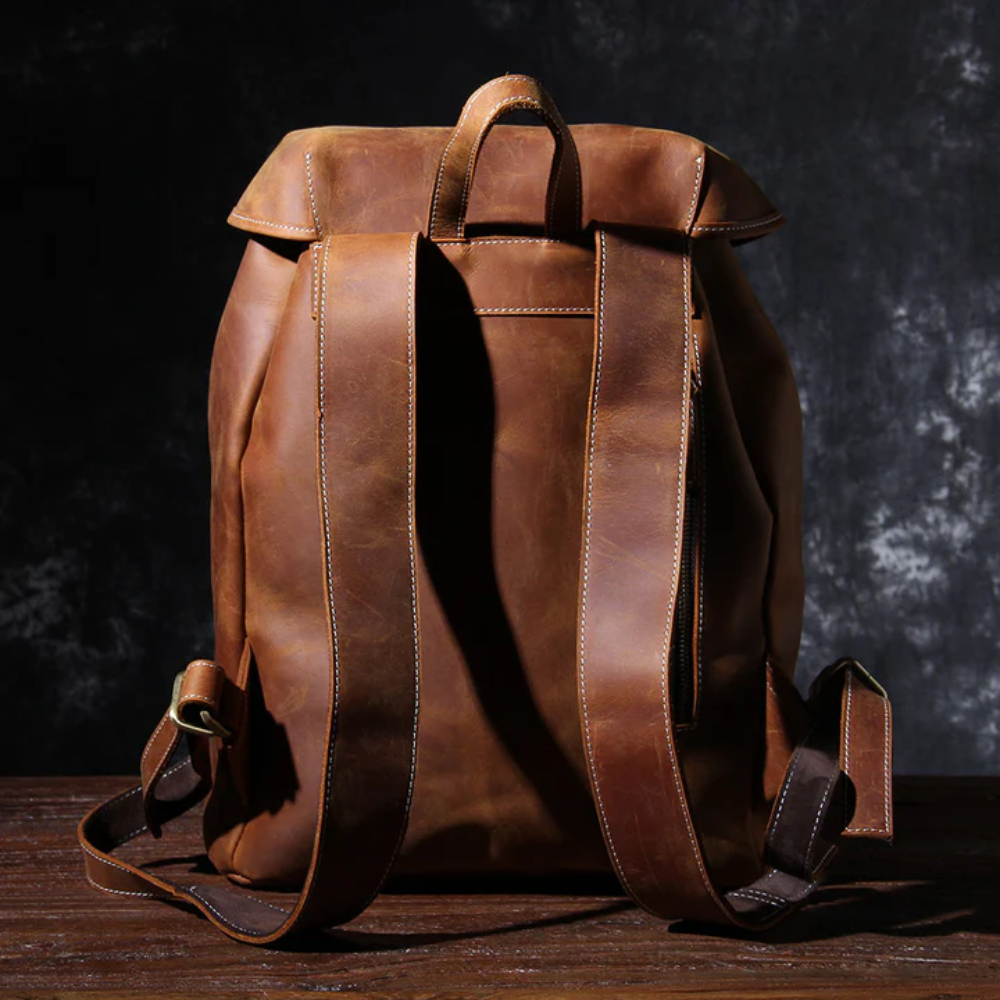 CADIZ - Leather Knapsack