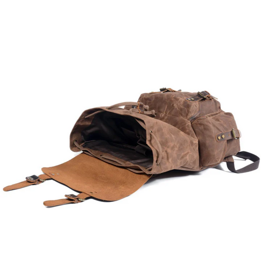 Larsen - Canvas Leather Backpack