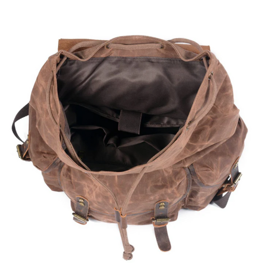 Larsen - Canvas Leather Backpack