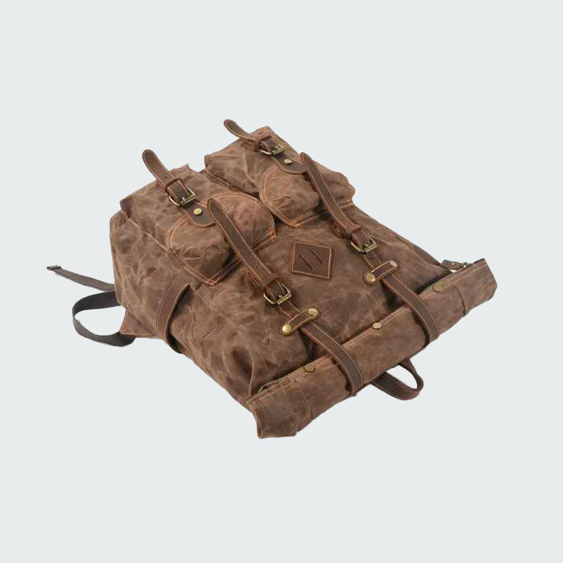 Laptop-Rucksack aus Segeltuch | Felsenberg