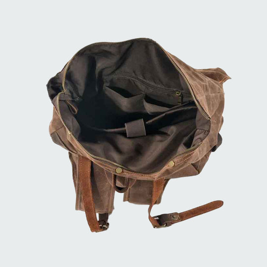 Laptop-Rucksack aus Segeltuch | Felsenberg