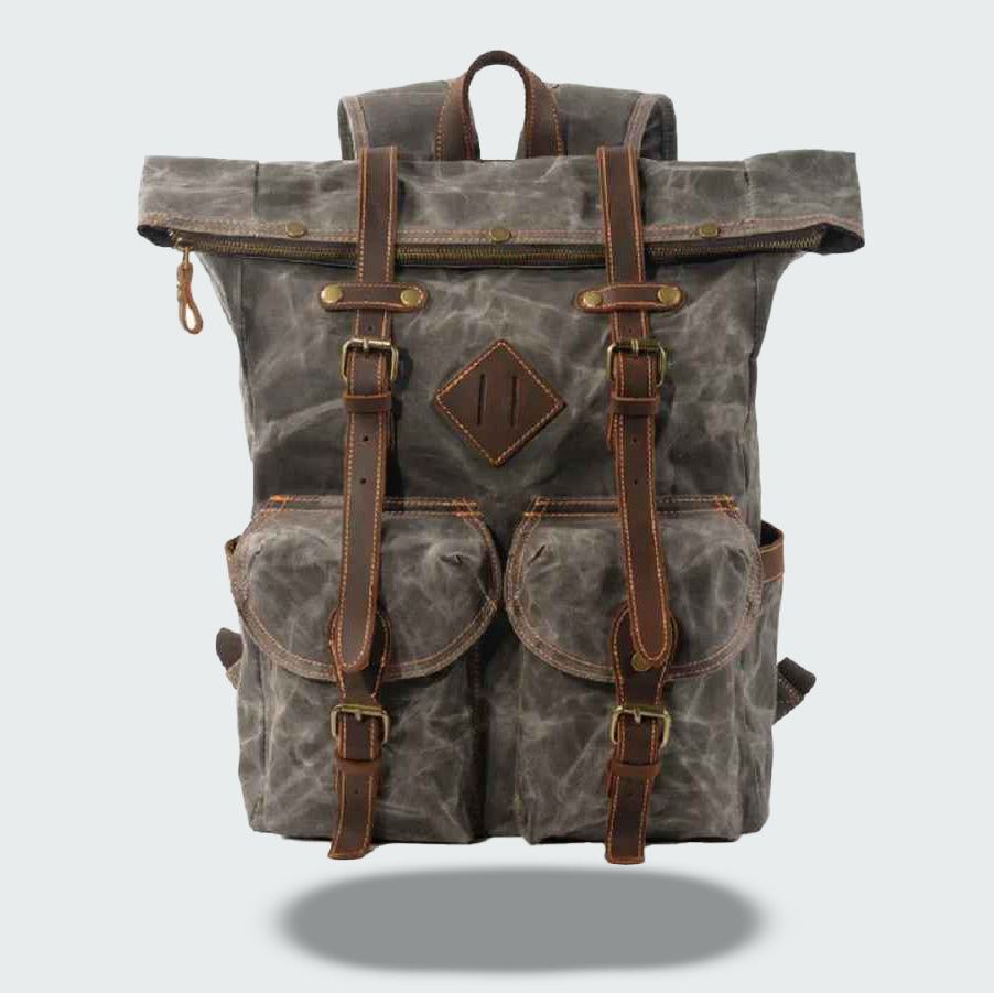 Laptop-Rucksack aus Segeltuch | Felsenberg