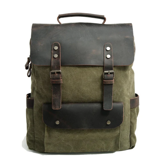 Elvar – Waxed Canvas Rolltop Backpack