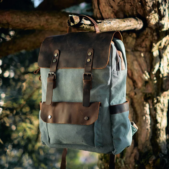 Elvar – Waxed Canvas Rolltop Backpack