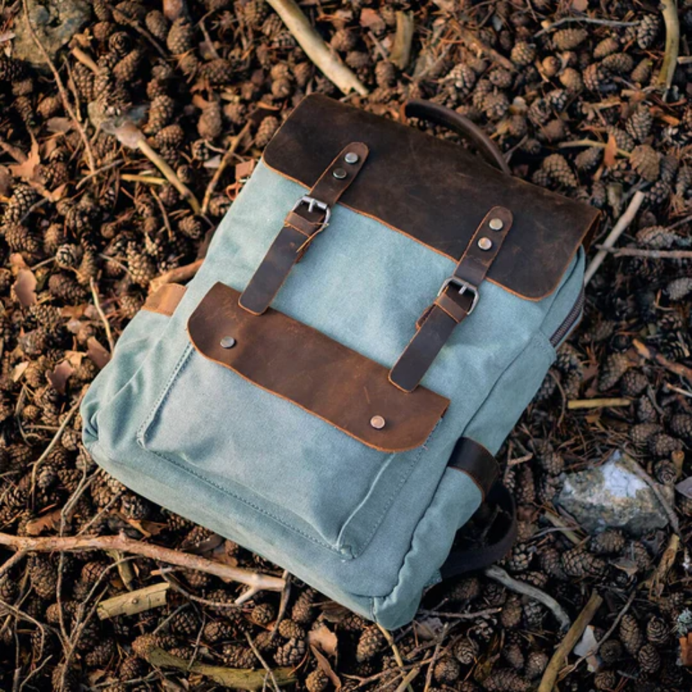Elvar – Waxed Canvas Rolltop Backpack