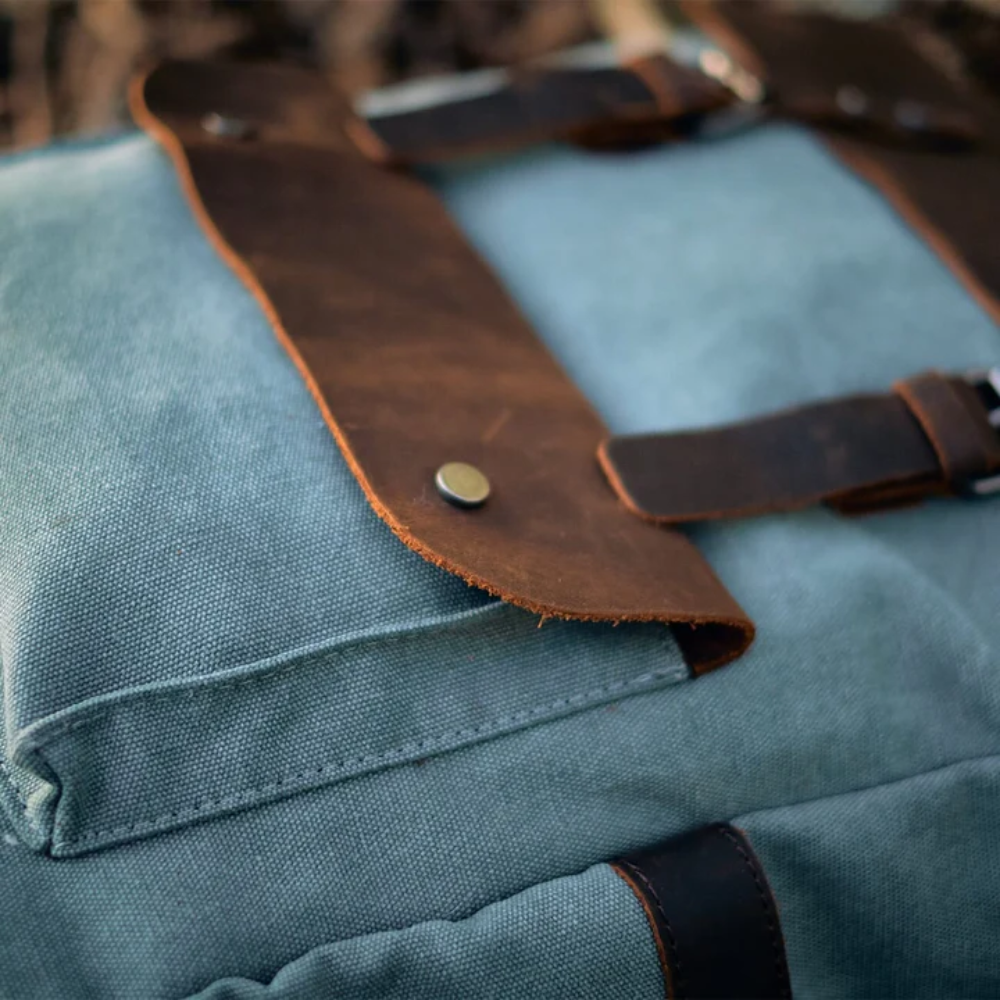 Elvar – Waxed Canvas Rolltop Backpack