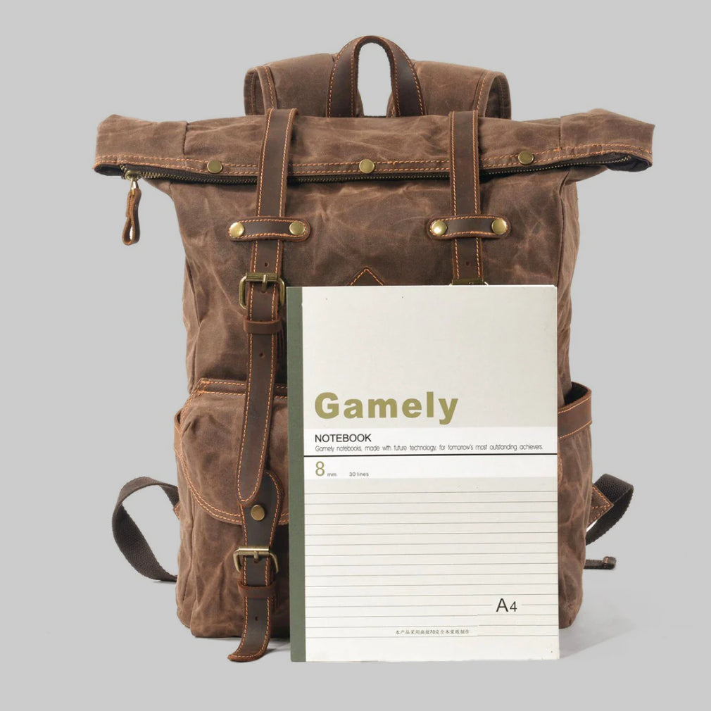 Laptop-Rucksack aus Segeltuch | Felsenberg