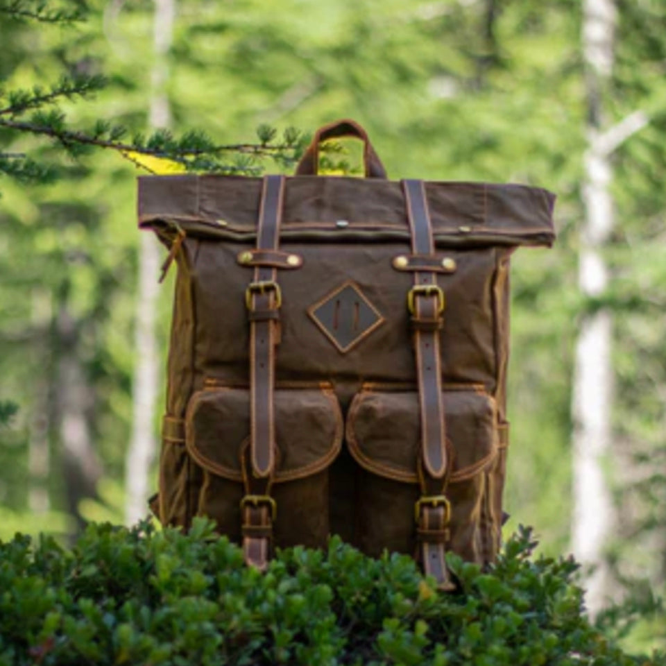 Laptop-Rucksack aus Segeltuch | Felsenberg