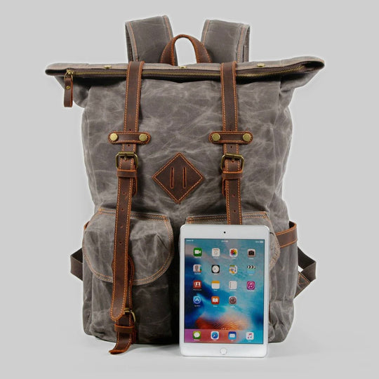 Laptop-Rucksack aus Segeltuch | Felsenberg