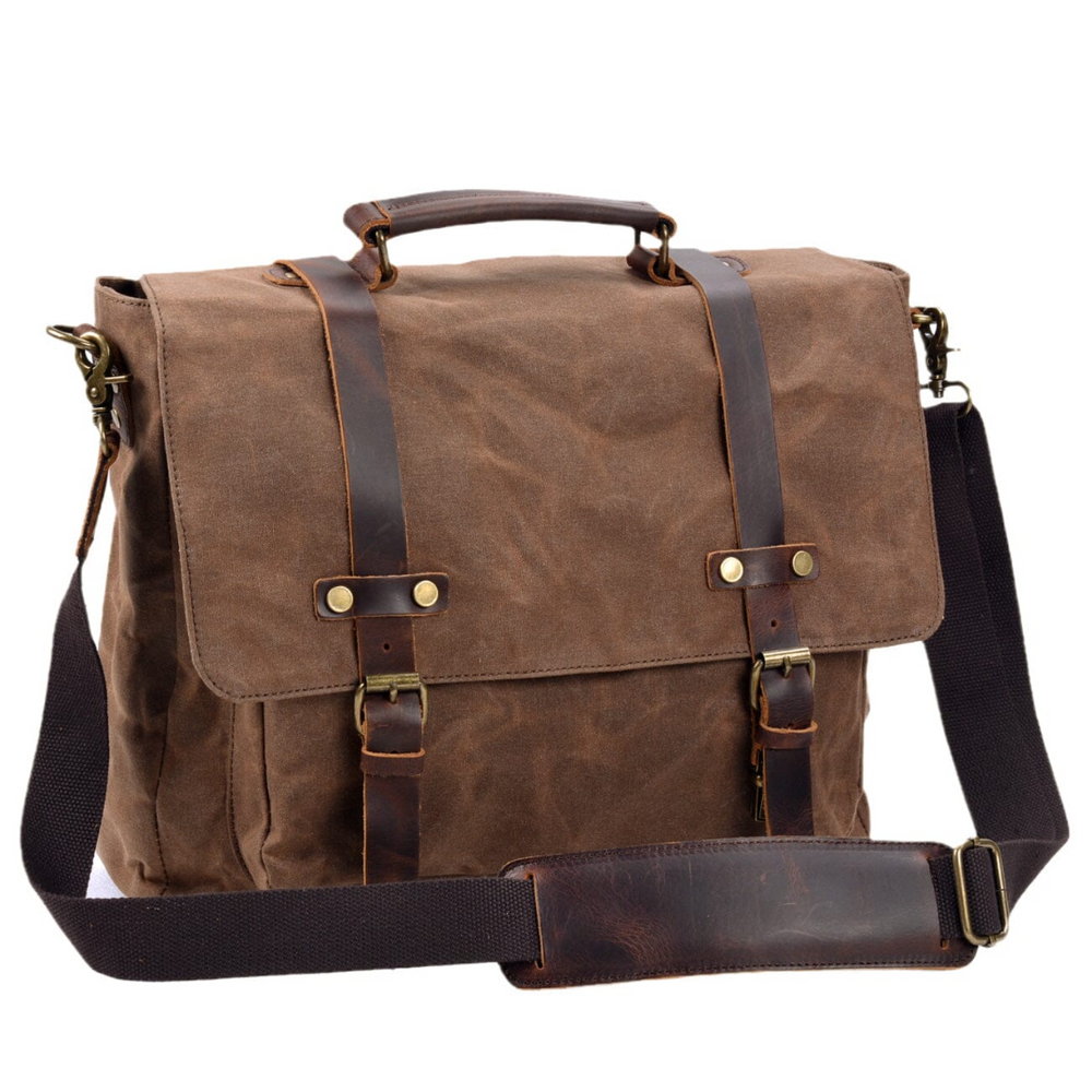 Rustikale Eleganz trifft Alltagstauglichkeit: Die perfekte Messenger Bag