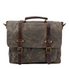 Canvas and Leather Messenger Bag | ORLANDO