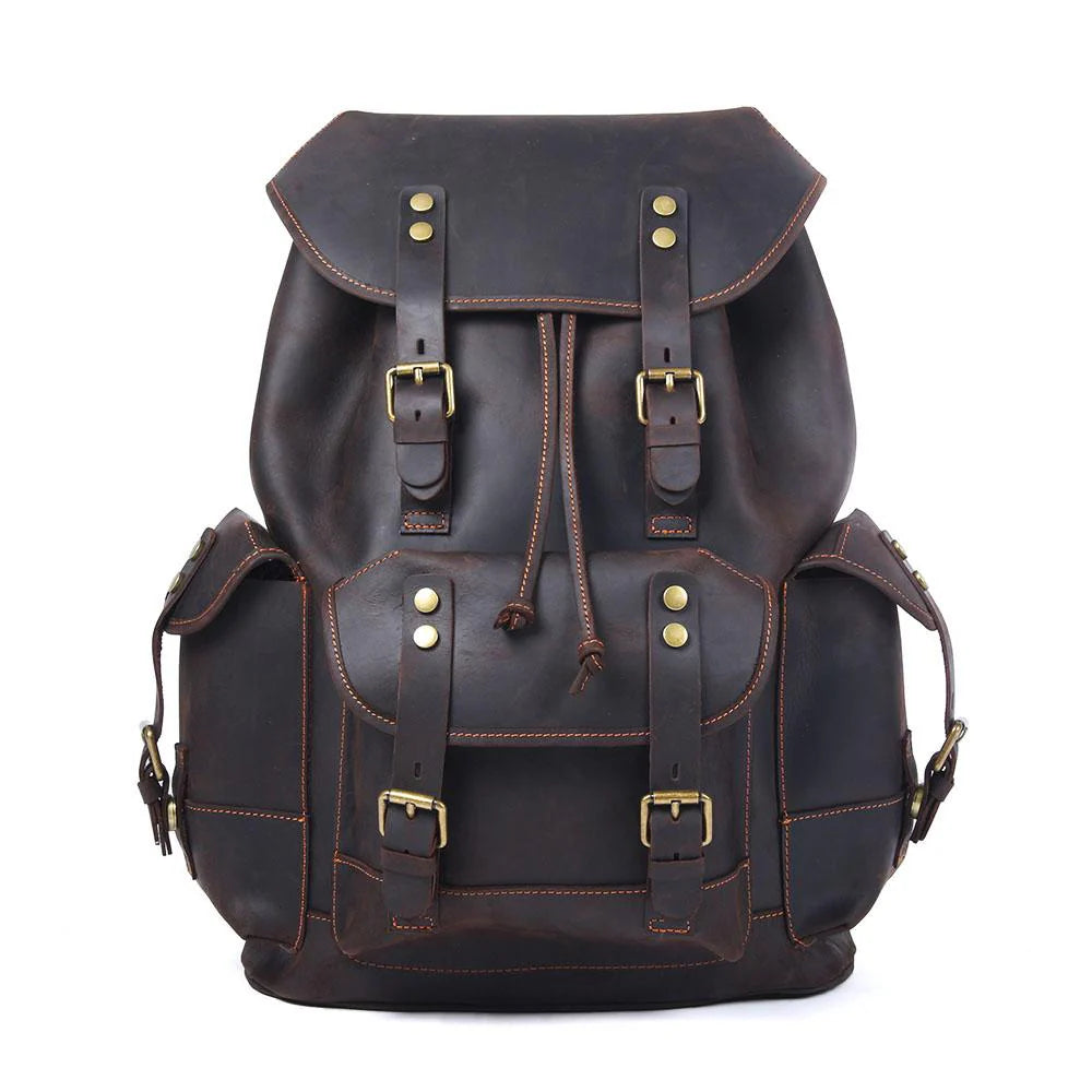 Leder-Reiserucksack – Klaus