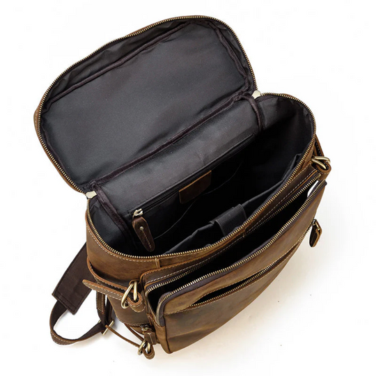 NOVOA - Leder Rucksack Rucksack
