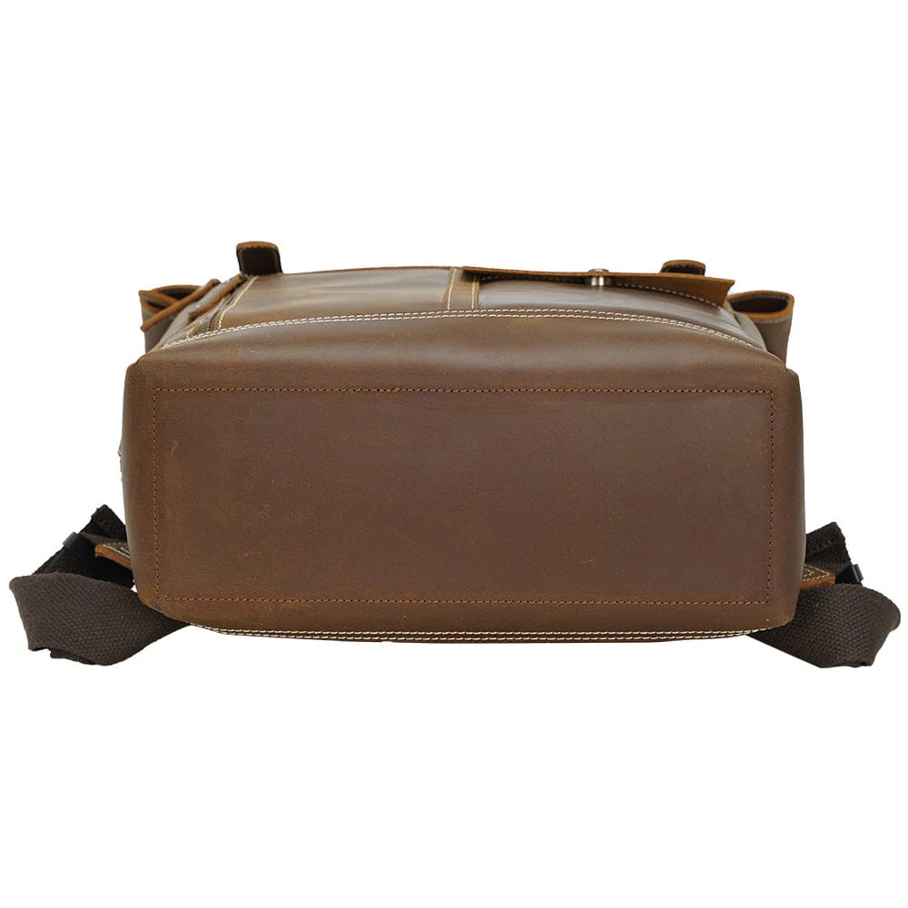 VINSON - Leder Laptop-Buchtasche