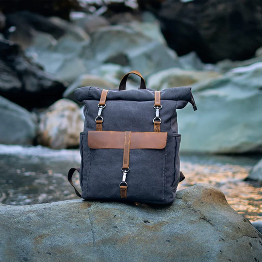 LENNO – Canvas Rolltop Rucksack