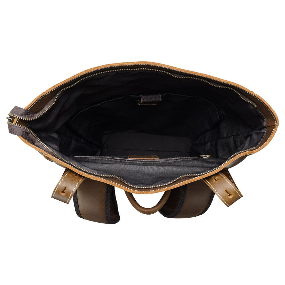 VINSON - Leder Laptop-Buchtasche