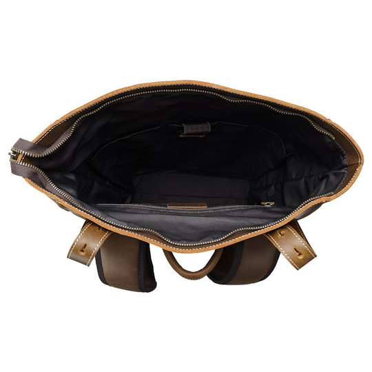 VINSON - Leder Laptop-Buchtasche