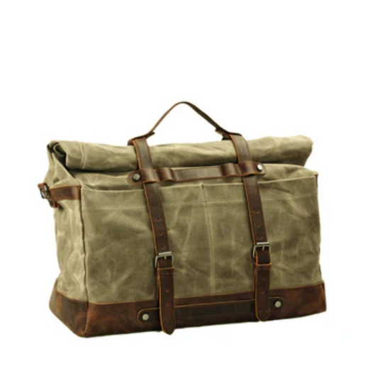 HALTI - Duffle Bag aus gewachstem Canvas