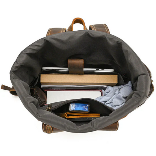 Leder Laptop Rucksack für Herren |  Kaiser