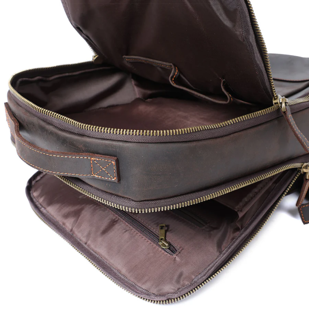 Leder Laptop Rucksack für Herren | Friedrich