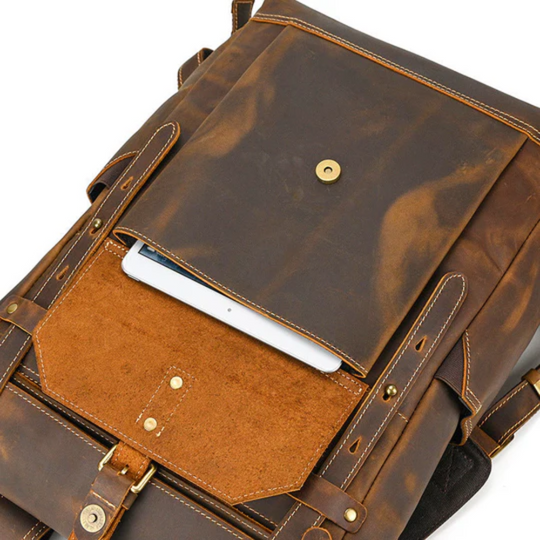 Leder Laptop Rucksack für Herren |  Kaiser