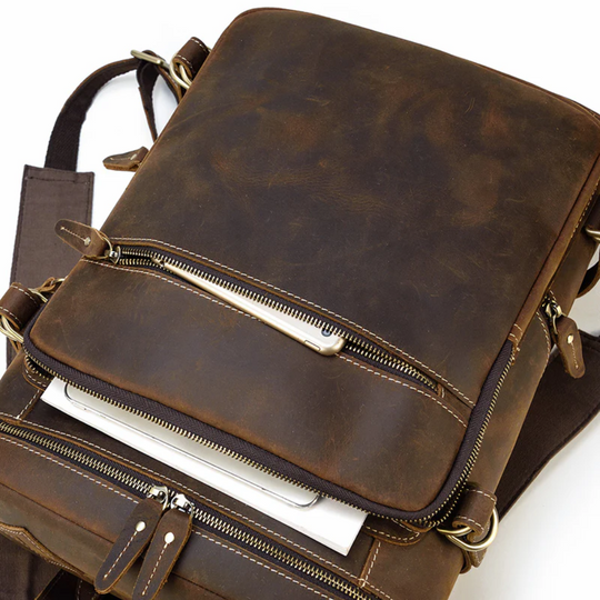 NOVOA - Leder Rucksack Rucksack