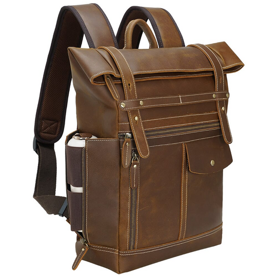VINSON - Leder Laptop-Buchtasche