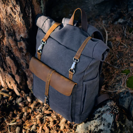 LENNO – Canvas Rolltop Rucksack