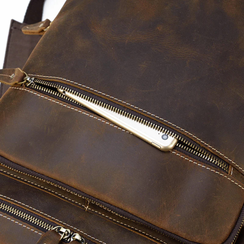 NOVOA - Leder Rucksack Rucksack