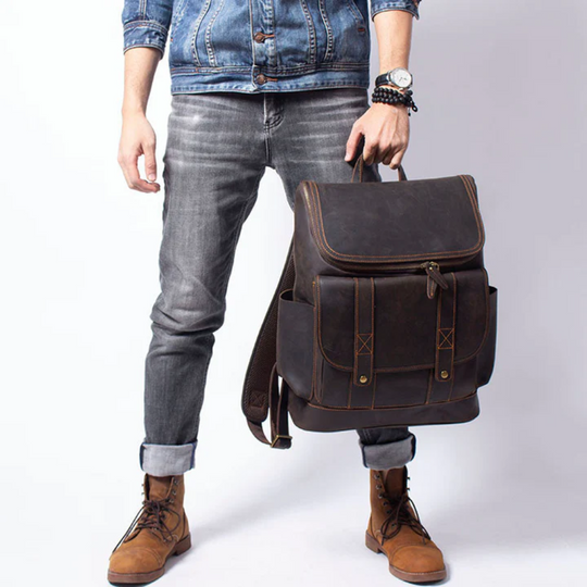 ROYA - Arbeitsrucksack aus Leder