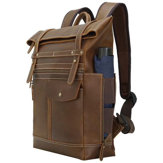 VINSON - Leder Laptop-Buchtasche
