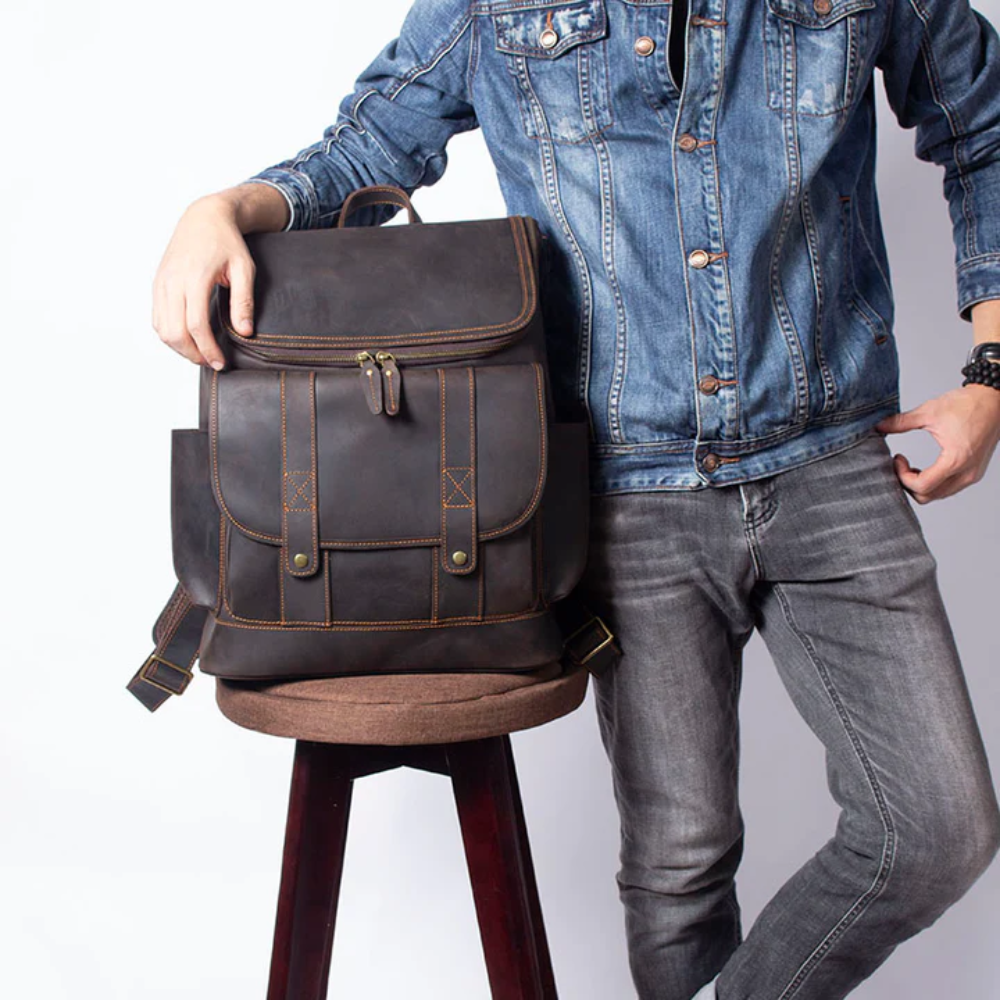ROYA - Arbeitsrucksack aus Leder