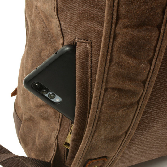WEXEN – Canvas Rucksack mit Kreuzgurten