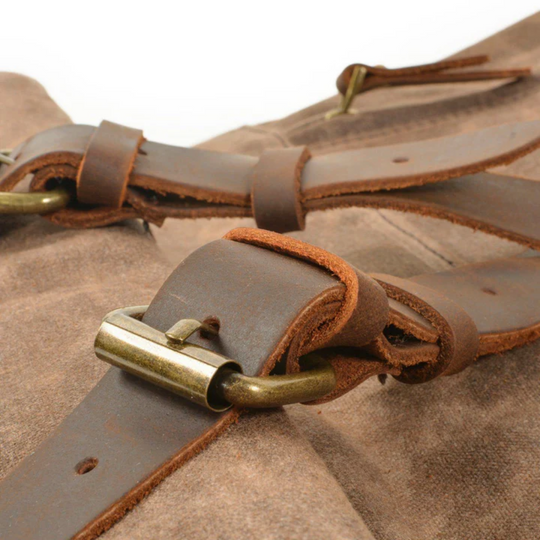 WEXEN – Canvas Rucksack mit Kreuzgurten
