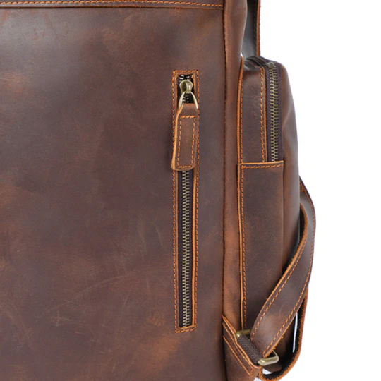 Leder Laptop-Rucksack | Alexander