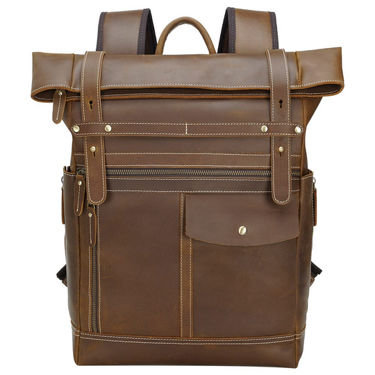 VINSON - Leder Laptop-Buchtasche