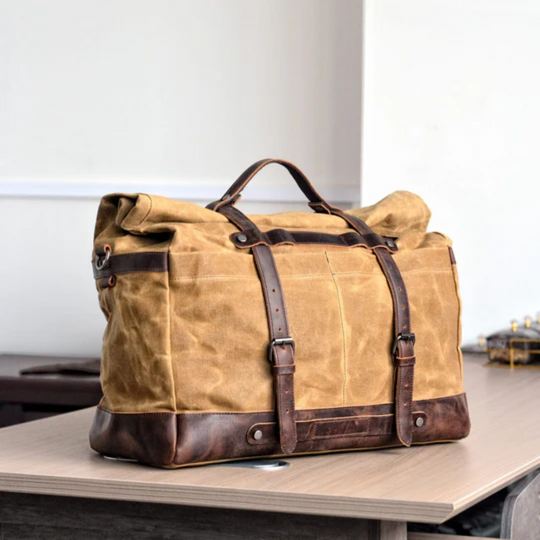 HALTI - Duffle Bag aus gewachstem Canvas